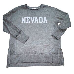 Maurices Womens 'Nevada' Crew Neck Sweatshirt-Gray-L-GUC